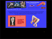 Tablet Screenshot of irinavashchenko.contorsion.com